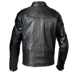 Мужская кожаная мотокуртка BMW Motorrad Club Leather Jacket, Black/White, артикул 76128553492