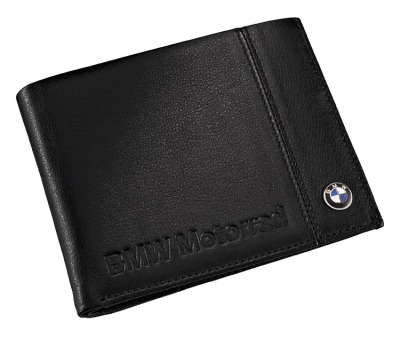 Кожаный кошелек BMW Motorrad Logo Wallet, Black