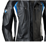 Мужская кожаная мотокуртка BMW Motorrad DoubleR Jacket, Black, артикул 76128553444