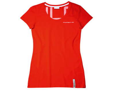 Женская футболка Porsche Women's T-shirt – Racing Collection, Red