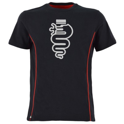 Мужская футболка Alfa Romeo Men's S-Sleeved T-Shirt, Black