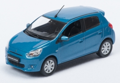 Модель автомобиля Mitsubishi Global Small, 1:43 scale, Blue