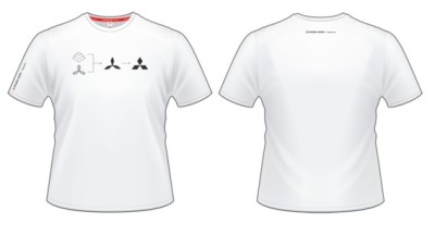 Мужская футболка Mitsubishi Men's T-Shirt History, White