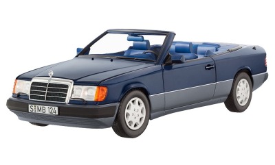 Модель Mercedes-Benz 300 CE-24, Cabriolet, A124 (1992-1993), Blue Metallic, Scale 1:18