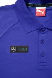 Мужская футболка поло Mercedes F1 Men's polo shirt, Hamilton 2015, Blue, артикул B67997286