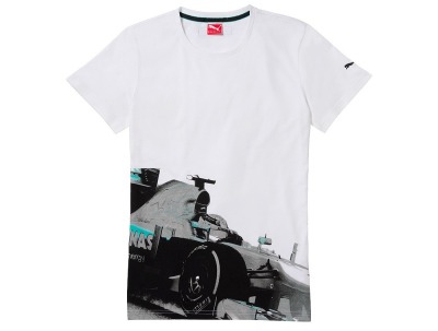Мужская футболка Mercedes Men's T-shirt, F1 GP graphic 2015