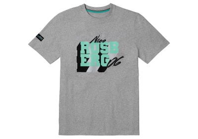 Мужская футболка Mercedes F1 Men's T-shirt, Rosberg 6