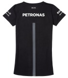 Женская футболка Mercedes F1 Women's T-shirt, Team 2015, Black, артикул B67997248