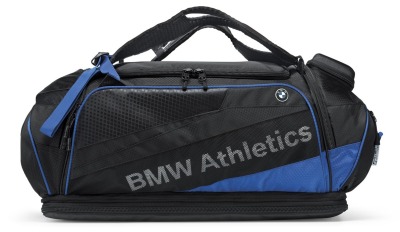 Спортивная сумка BMW Athletics Performance Sports Bag, Black/Royal Blue