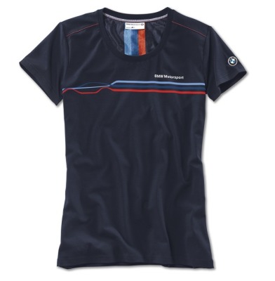 Женская футболка BMW Motorsport Fashion T-Shirt, ladies, Team Blue