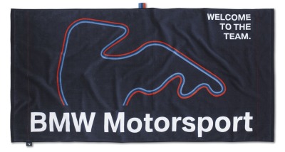 Пляжное полотенце BMW Motorsport Beach Towel Dark Blue