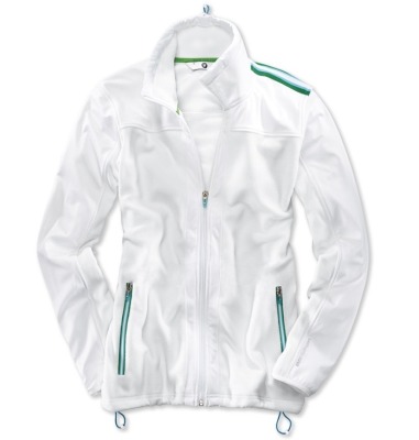 Женская флисовая куртка BMW Golfsport Fleece Jacket, ladies, White/Green