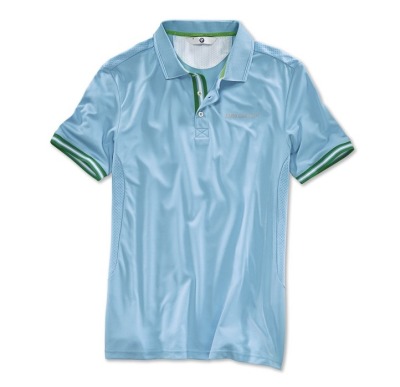 Мужская футболка BMW Golfsport Polo Shirt, men, Aqua