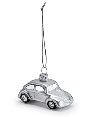 Елочная игрушка Volkswagen Decoration Christmas Silver Beetle