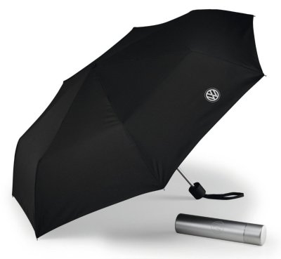 Складной зонт Volkswagen Folding Umbrella With Aluminium Case, Black