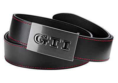Мужской кожаный ремень Volkswagen GTI Belt, Black