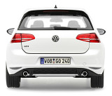 Модель автомобиля Volkswagen Golf 7 GTI, Oryx White, Scale 1:18, артикул 5G3099302UJV