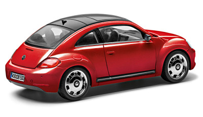 Модель автомобиля Volkswagen Beetle, Tornado Red, Scale 1:43