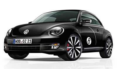 Модель автомобиля Volkswagen Beetle Eight Ball Edition, Deep Black, Scale 1:43