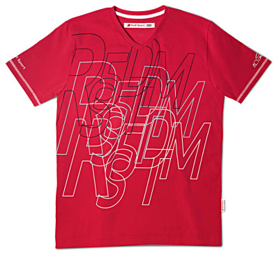 Мужская футболка Audi Mens T-Shirt, DTM, Red