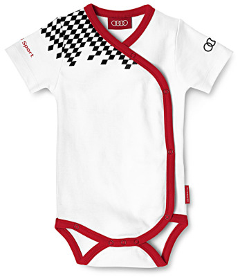 Боди для девочек Audi Babys Body -Racing Queen-, Audi Sport, White-Red