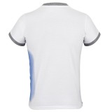 Мужская футболка Fiat S.Sleeved T-shirt For Men, White With Blue Spray, артикул 50907372