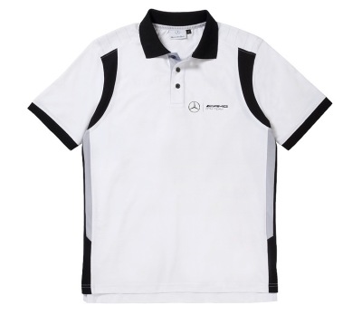 Мужская рубашка-поло Mercedes Men's polo shirt DTM Selection, White