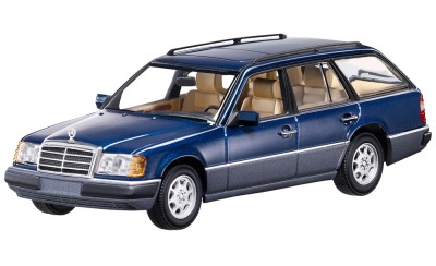 Модель Mercedes-Benz 300 TE, S124, 1989-1992, Dark Blue, 1:43 Scale