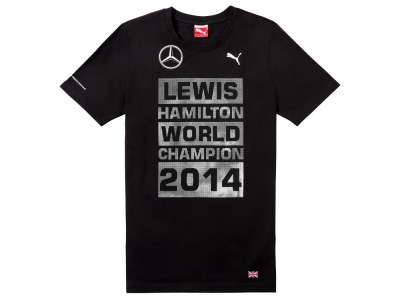 Футболка унисекс Mercedes Unisex T-shirt, F1 Driver World Champion 2014