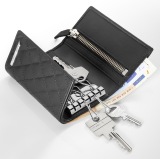 Кожаный футляр для ключей и кошелек Mercedes-Benz Key Wallet, AMG, артикул B66959993