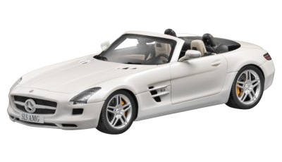 Модель автомобиля Mercedes-Benz SLS AMG Roadster, Mystic White, Scale 1:43