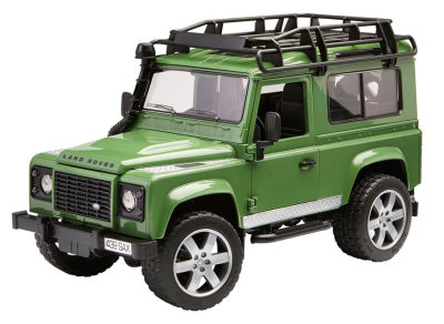 Модель автомобиля Land Rover Defender Station Wagon, Green