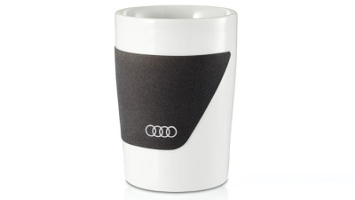 Набор из двух фарфоровых кружек Audi mug set White Grey