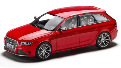 Модель Audi RS 4 Avant, Misano red, 2013, Scale 1 43