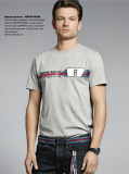 Мужская футболка Porsche Martini Men’s T-shirt, Grey, артикул WAP55700S0D