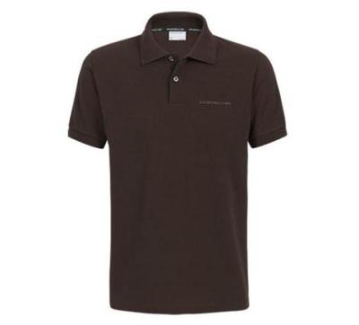 Мужская футболка поло Porsche Men's Polo Shirt, Dark Brown