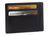 Кожаная кредитница Porsche Credit card case, Leather Black, артикул WAP0300200E