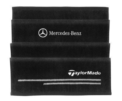 Полотенце для клюшек для гольфа Mercedes-Benz Golf club towel Black