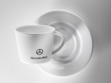 Набор из двух чашек для эспрессо Mercedes Set of 2 espresso cups, porclain white, артикул B66957831