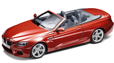 Модель автомобиля BMW M6 Convertible (F12 M) Orange, Scale 1:18