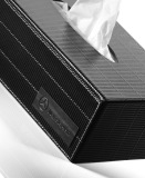 Кожаная коробка для салфеток Mercedes Tissue Box Black Leather, артикул B66953783
