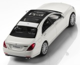 Модель автомобиля Mercedes-Benz S-Class W222, White Metallic 1:43, артикул B66960155