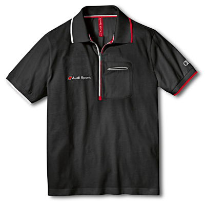 Мужская футболка-поло Audi Sport Mens Polo Shirt  Dark Grey