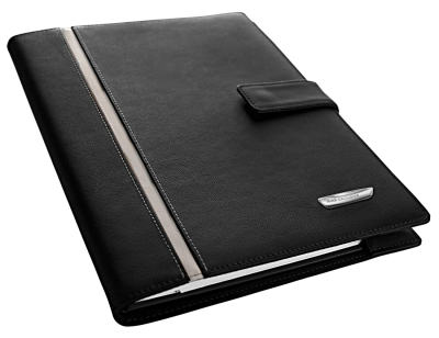 Обложка для записной книжки Audi Exclusive Notebook sleeve Audi excl., black/alabaster