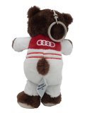 Брелок медведь-автогонщик Audi Key ring motorsport bear 2013, артикул 3181300200