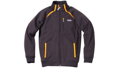 Мужская куртка Audi Men's R8 LMS Fleece Jacket, Grey/Orange