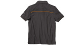 Мужская рубашка поло Audi Mens Poloshirt, R8 LMS, Grey/Orange, артикул 3131204502