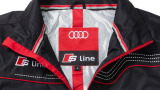 Мужская куртка-жилет Audi Mens Zipoff Jacket, S line, Black, артикул 3131300502