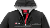 Мужская куртка Audi Mens Hooded Sweatjacket, S line, Black, артикул 3131301502