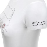 Женская футболка Fiat 500 Ladies T-shirt With Sequins, артикул 50906832